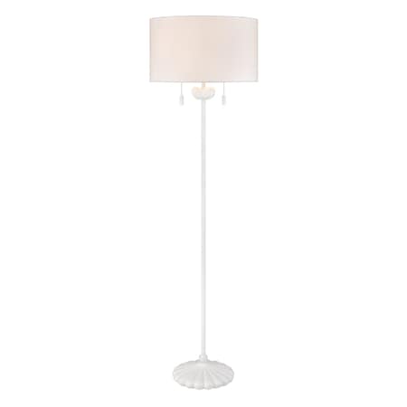 Elk Home Liliaceae 63'' High 2-Light Floor Lamp - White H0019-9608